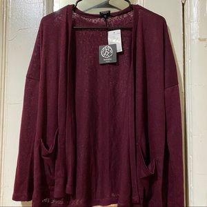 NWT Babeau Cardigan w pockets